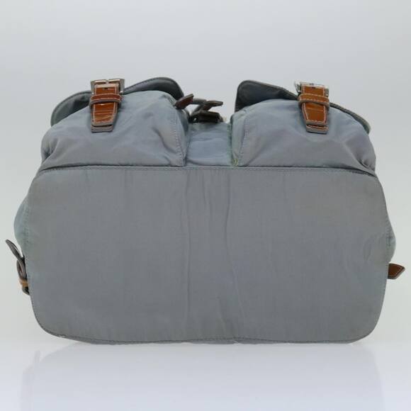 PRADA Backpack Nylon Light Blue - Picture 6 of 16